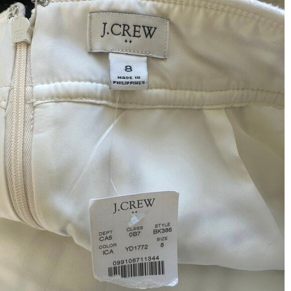 Crew Wool Blend Plaid Mini Skirt – Size 8 - Picture 3 of 6